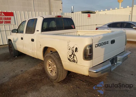 2001 Dodge Dakota Slt/Sport из США, поврежденный, VIN 1B7GL2AXX1S138938